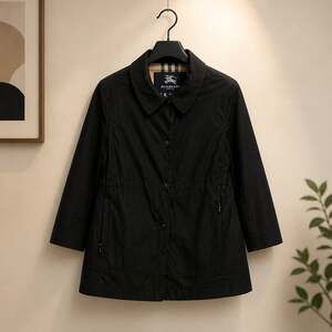 Burberry Lightweight Rain Jacket Trench Coat Black for kids
